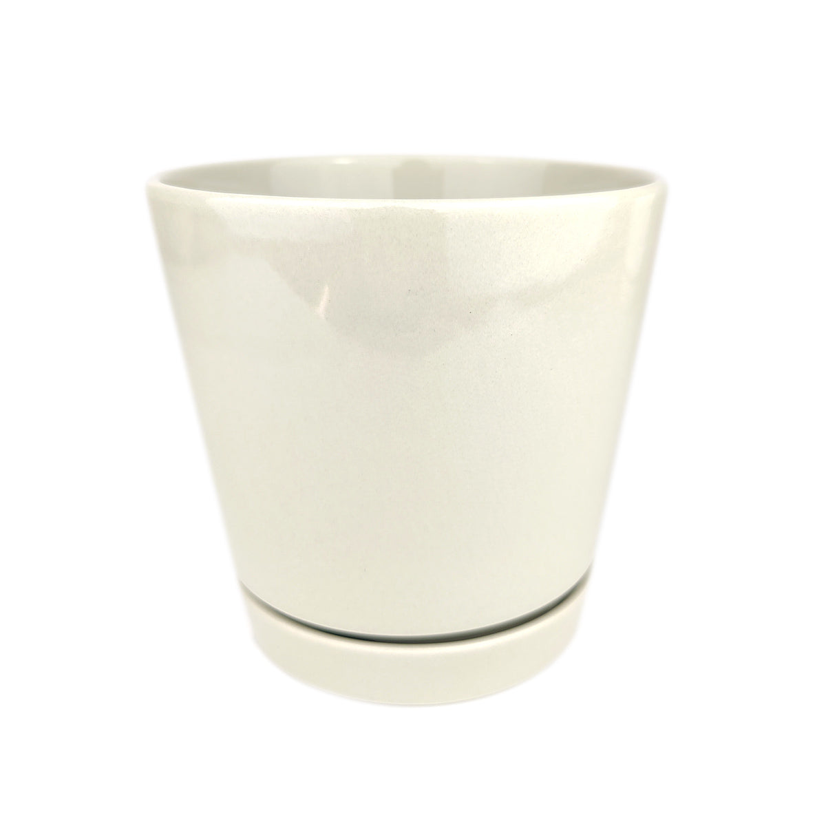 Pack of 3 Oatmeal Minimalist Ceramic Pots