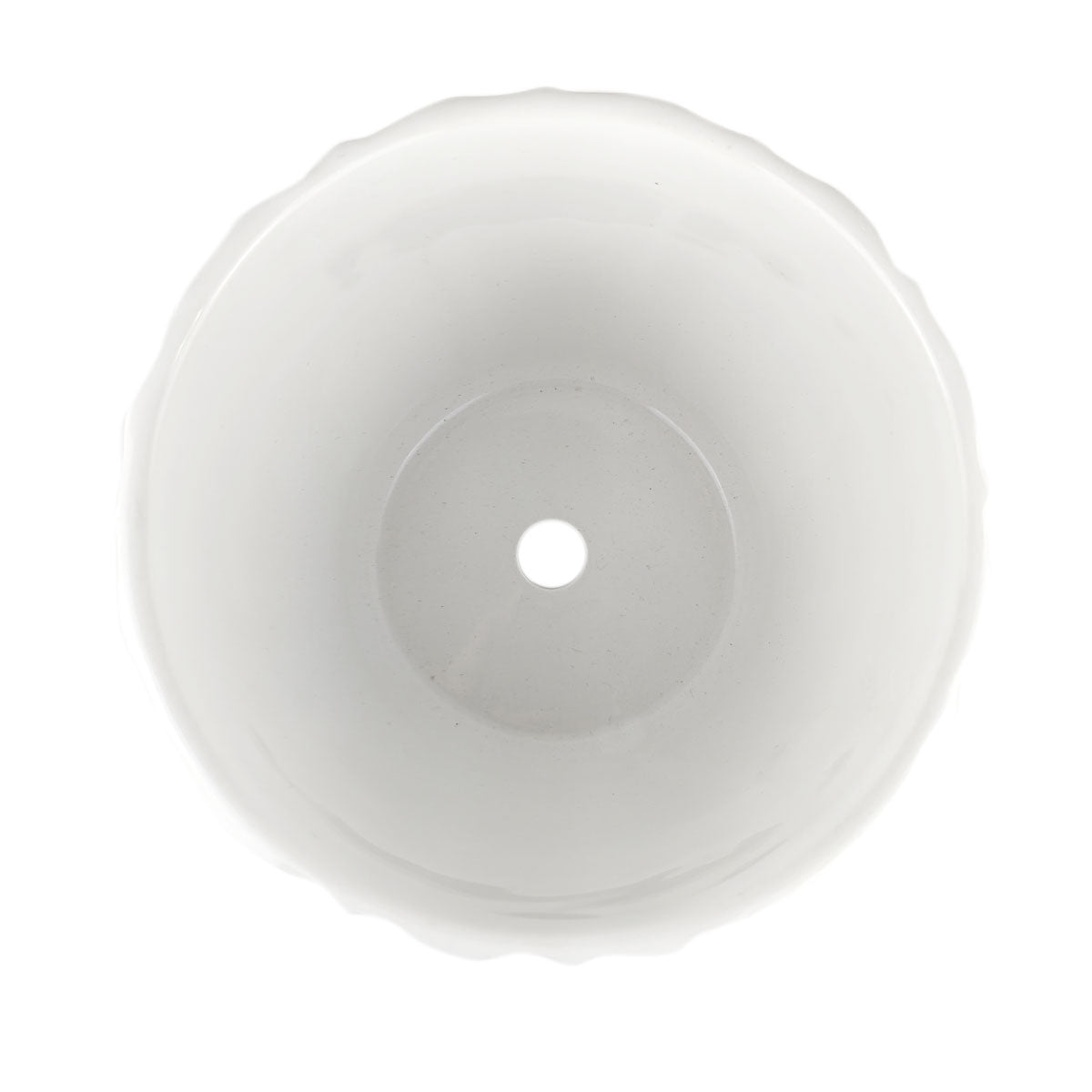 7 inch Decorative Ceramic Pot With Saucer
