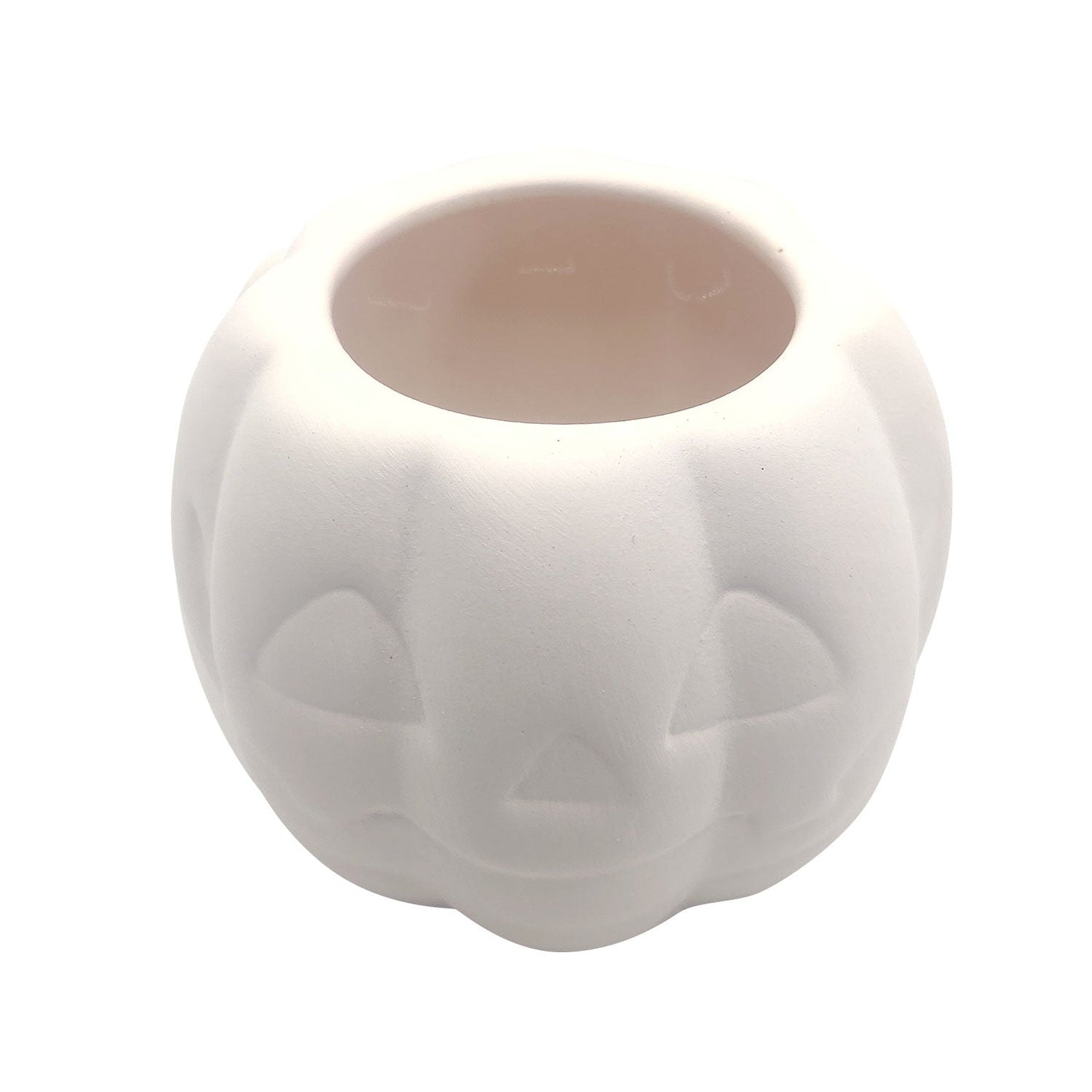 Halloween White Pumpkin Pot