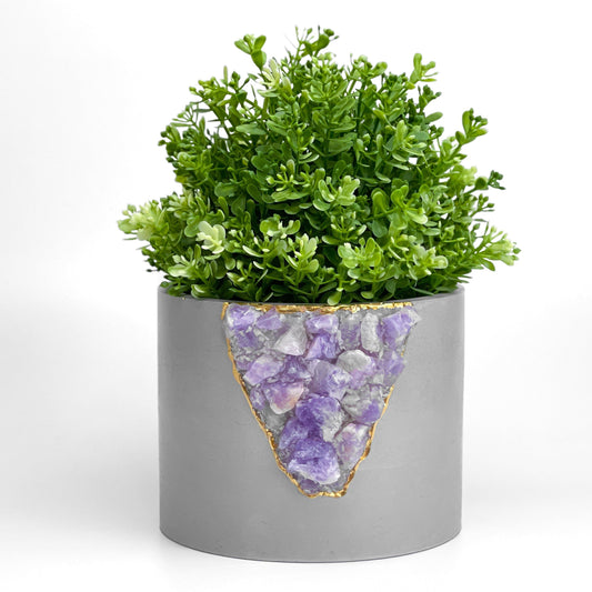 6" AMETHYST PLANTER