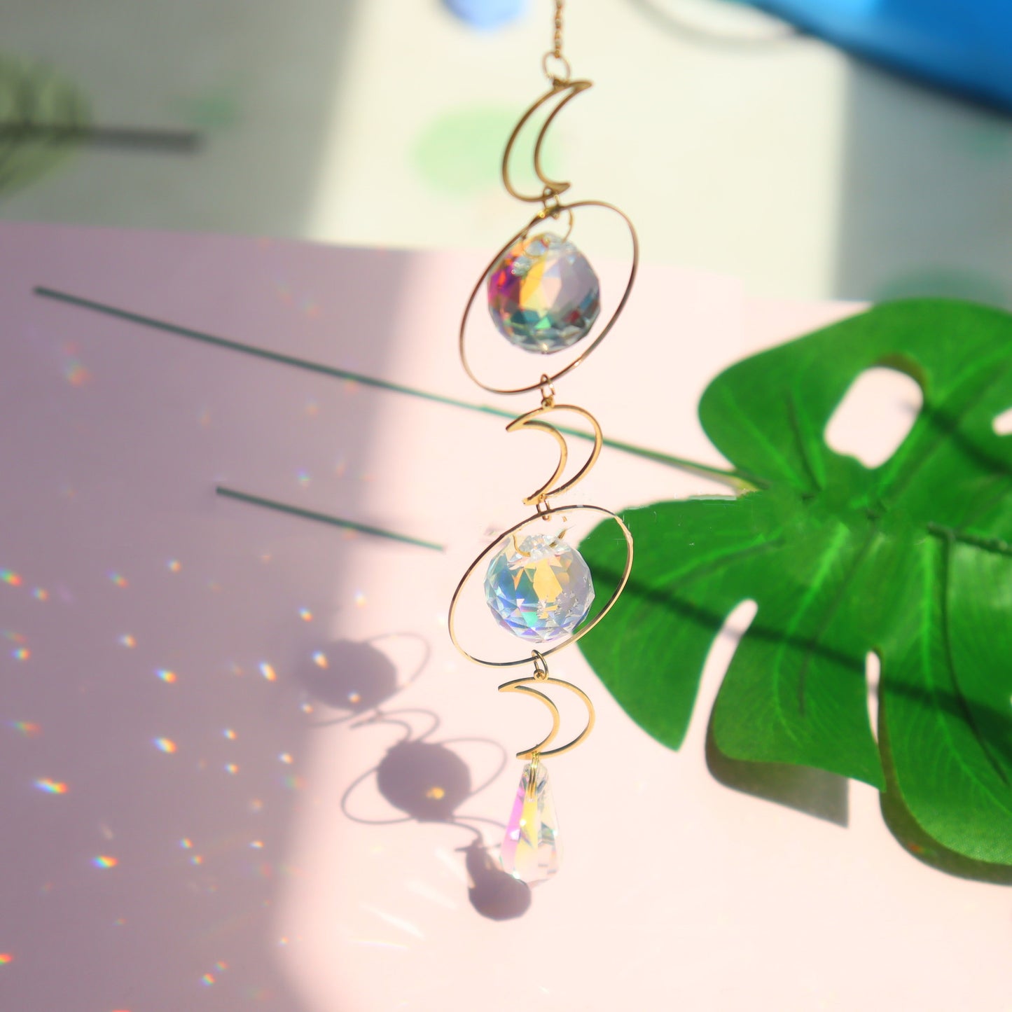 Sun Catcher Garden Lighting Jewelry Hanging Prism Pendant Garde