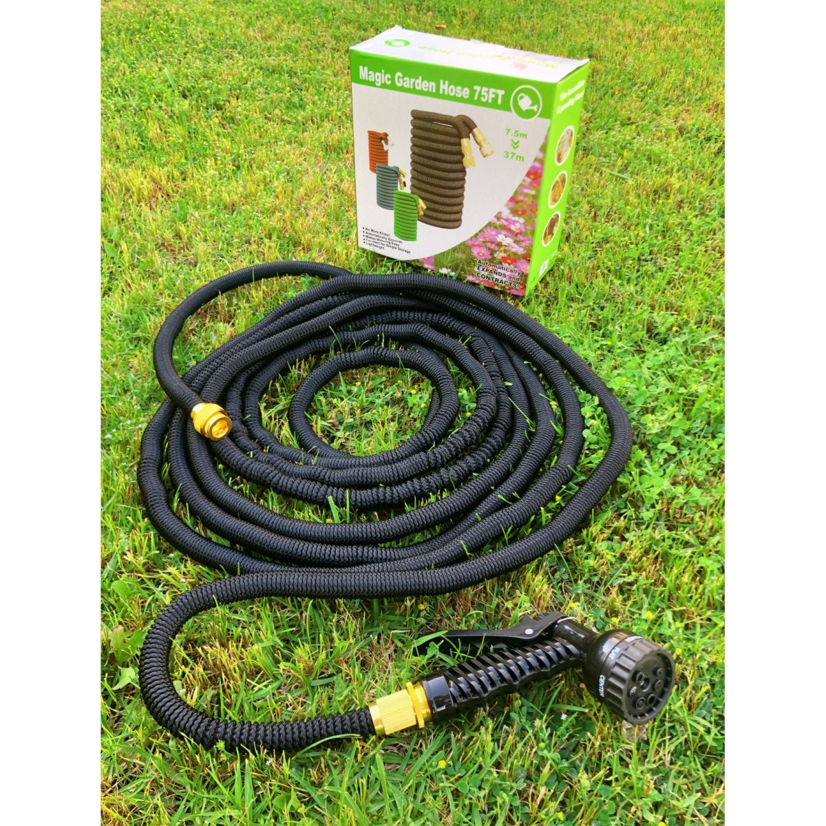 75 FT Flexible Garden Hose (Expandable Water Hose)