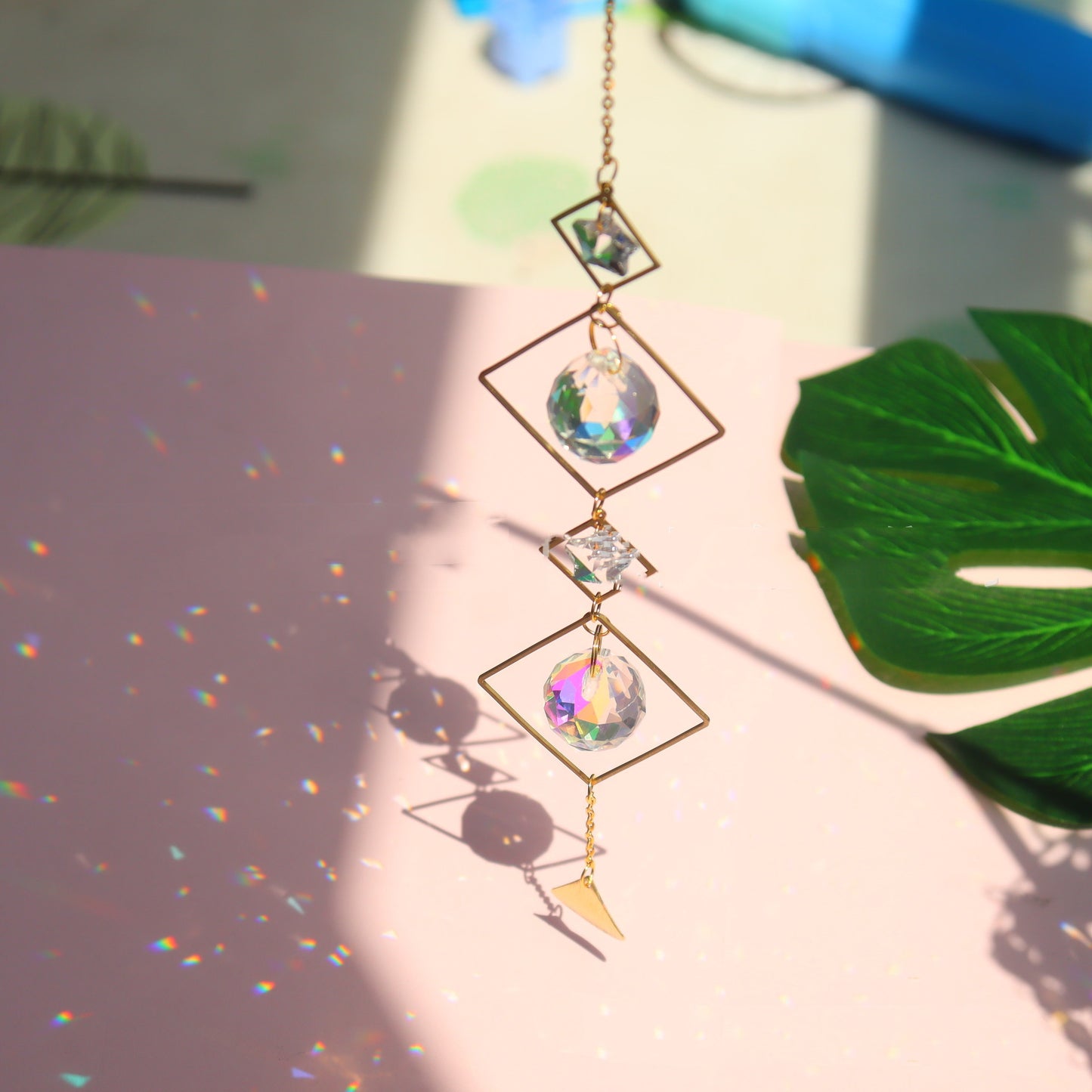 Sun Catcher Garden Lighting Jewelry Hanging Prism Pendant Garde