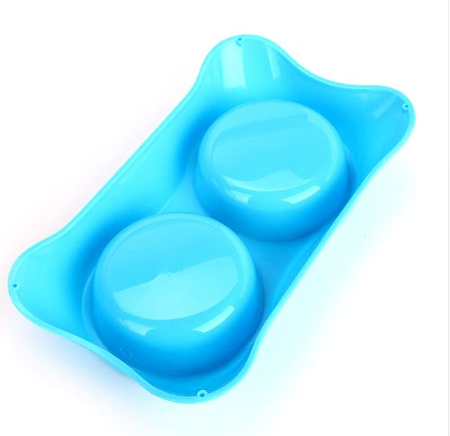 Sunscreen silicone pet double bowl Environmentally friendly non-toxic silicone non-slip food dog bowl