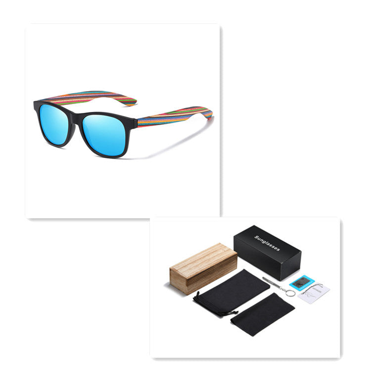 Color Wood Eco-friendly Polarized Sunglasses