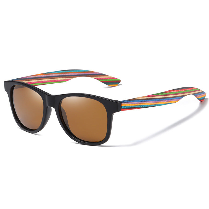 Color Wood Eco-friendly Polarized Sunglasses