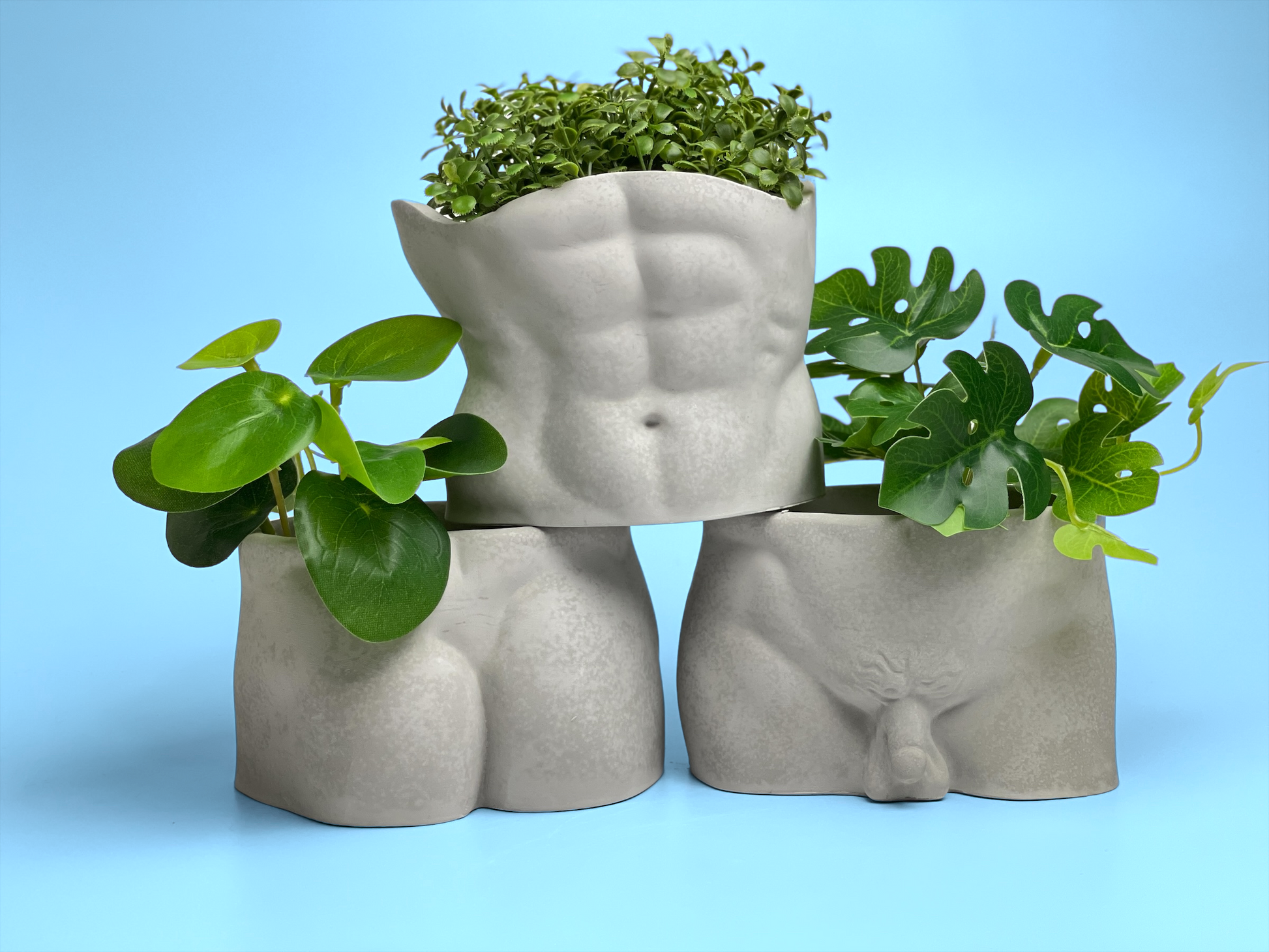 booty pot plant Male Body Planter Pot