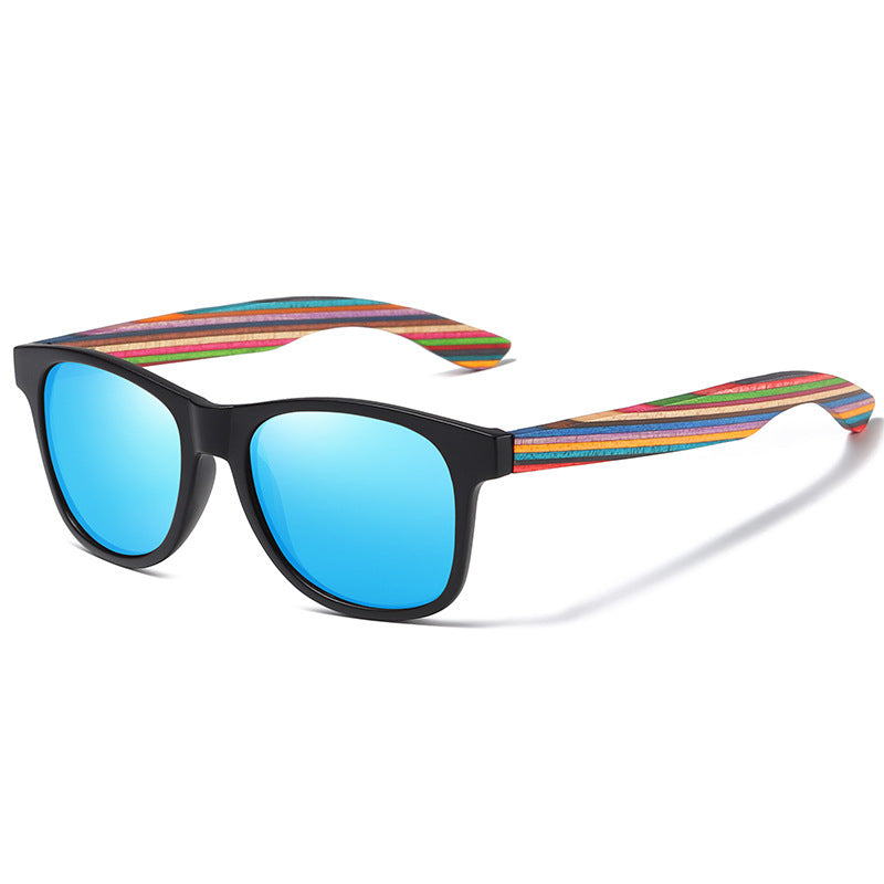 Color Wood Eco-friendly Polarized Sunglasses