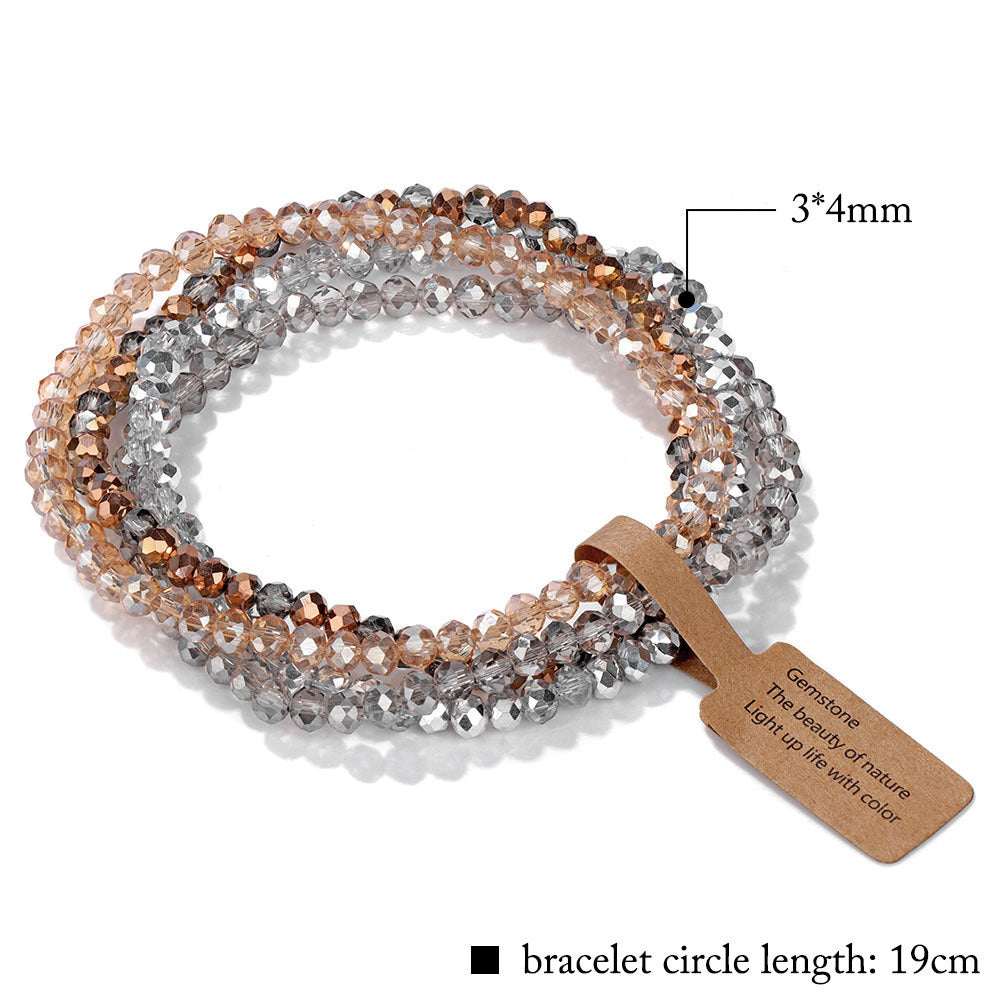 Crystal Stretch Bracelets for Stacking