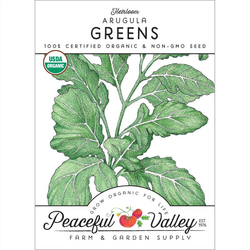 Arugula Greens Seeds (Organic)