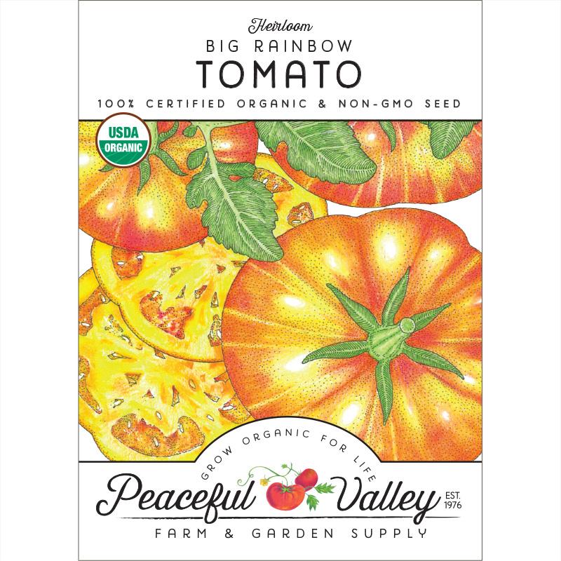 Big Rainbow Tomato Seeds (Organic)