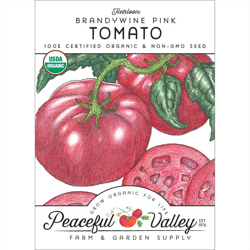 Brandywine Pink Tomato Seeds (Organic)