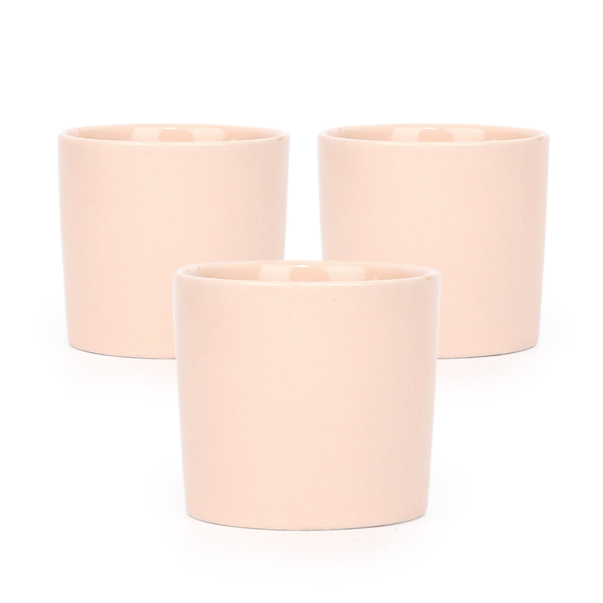 3 Pack Modern Cylinder Pots