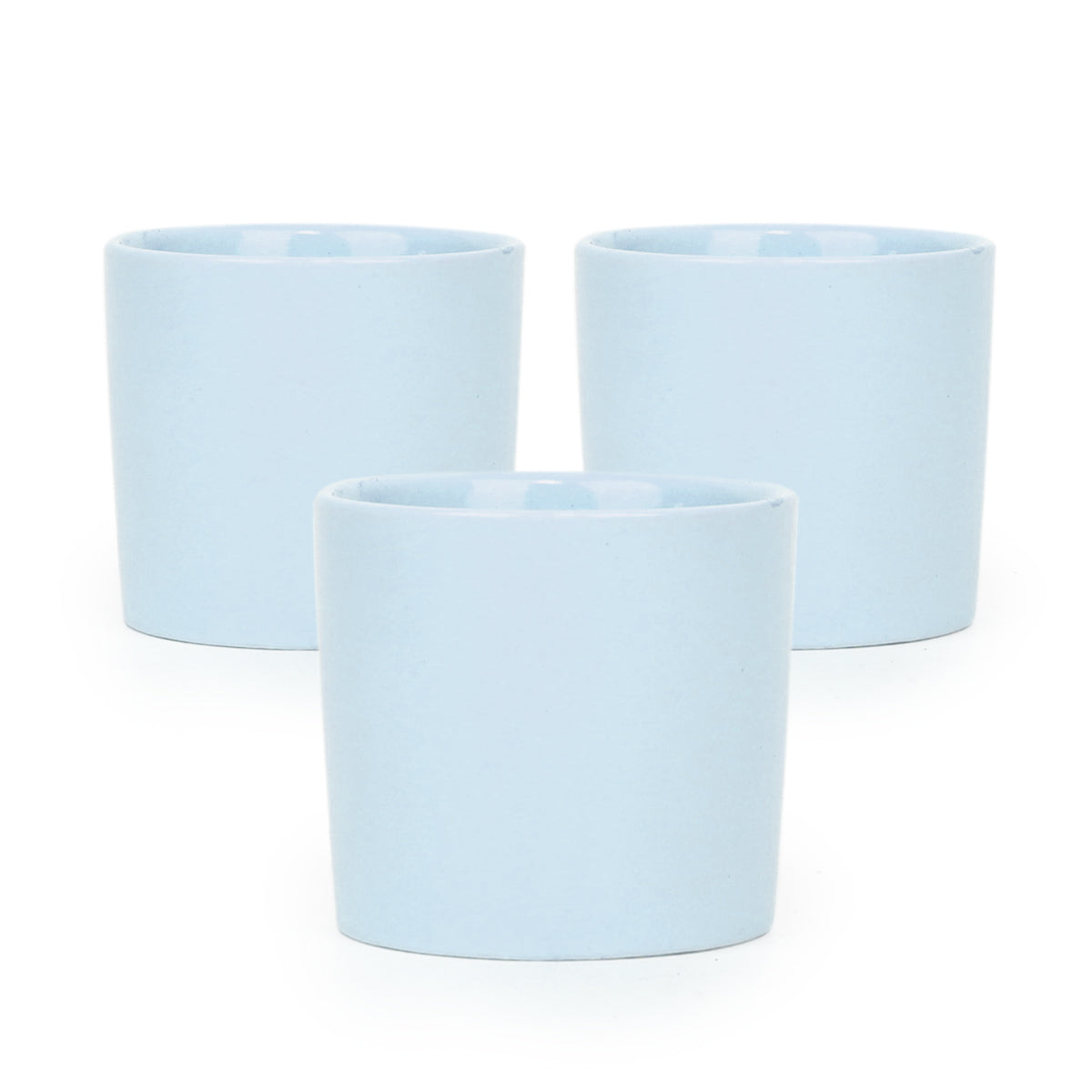 3 Pack Modern Cylinder Pots