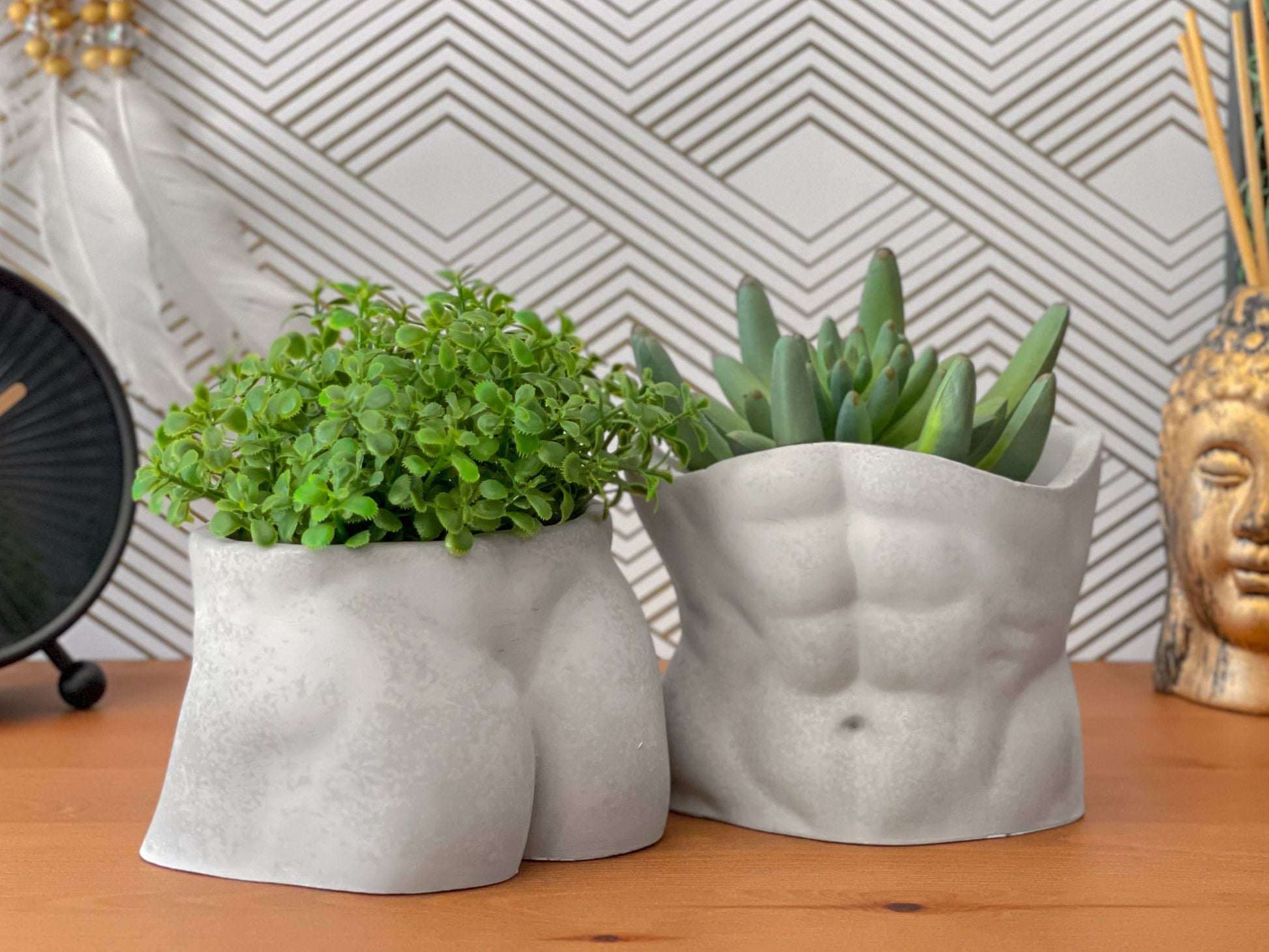 butt plant pot Male Body Planter Pot