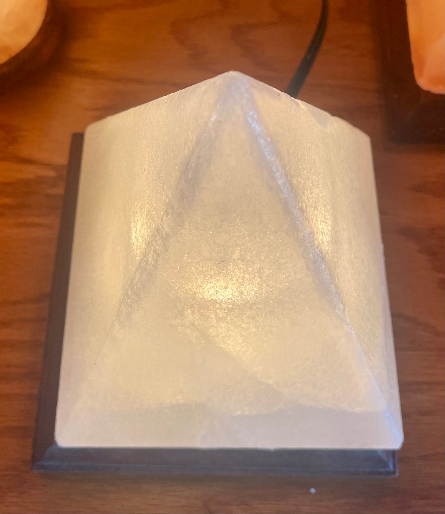 Pyramid Salt Lamp